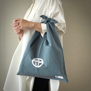 【casual eco bag】エコバッグを超え普段使いもできるあずま袋_グレー