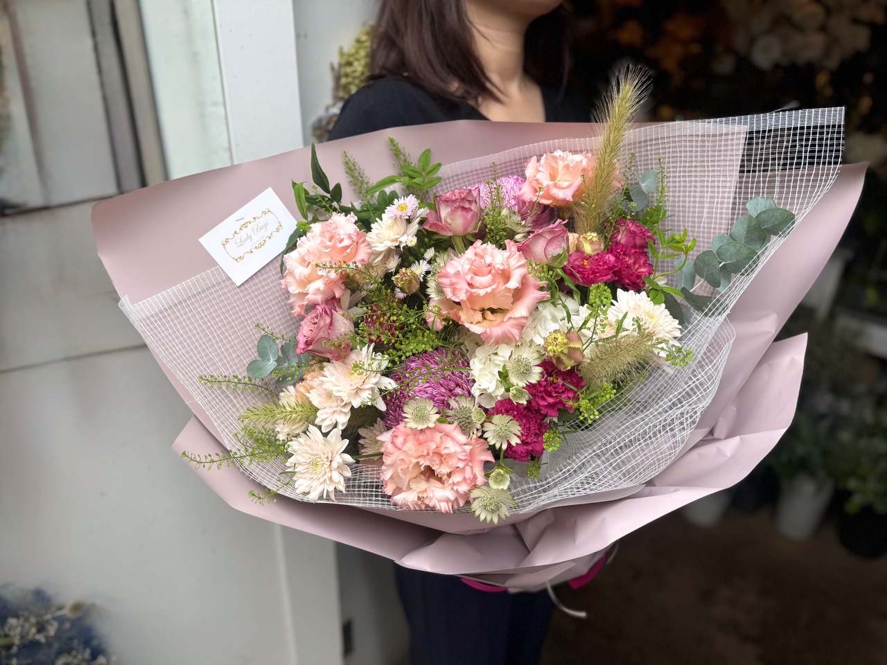 【 オーダーメイド 】季節の生花ブーケ Lサイズ