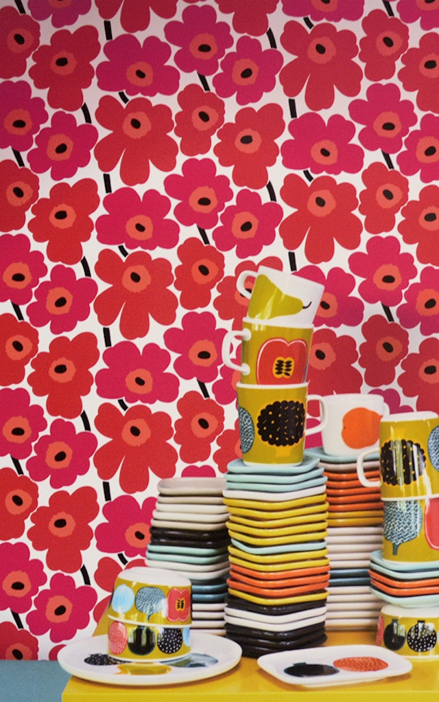 メーター売り【marimekko】PIENI UNIKKO 17904 ベリーレッド