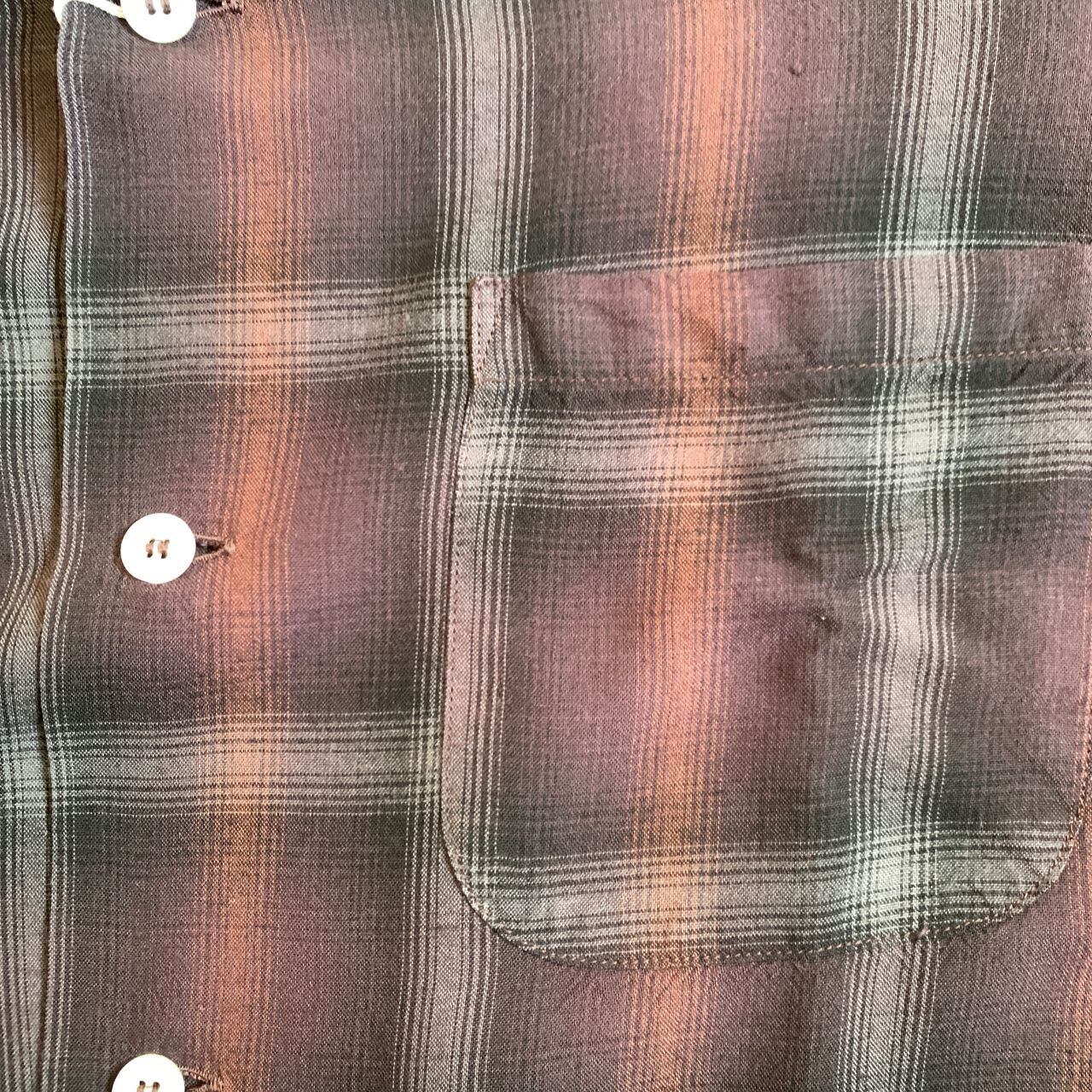SUGAR CANE RAYON OMBRE CHECK OPEN SHIRT | Jeans Shop 3rd Down SUGAR CANE RAYON OMBRE CHECK OPEN SHIRT | Jeans Shop 3rd Down