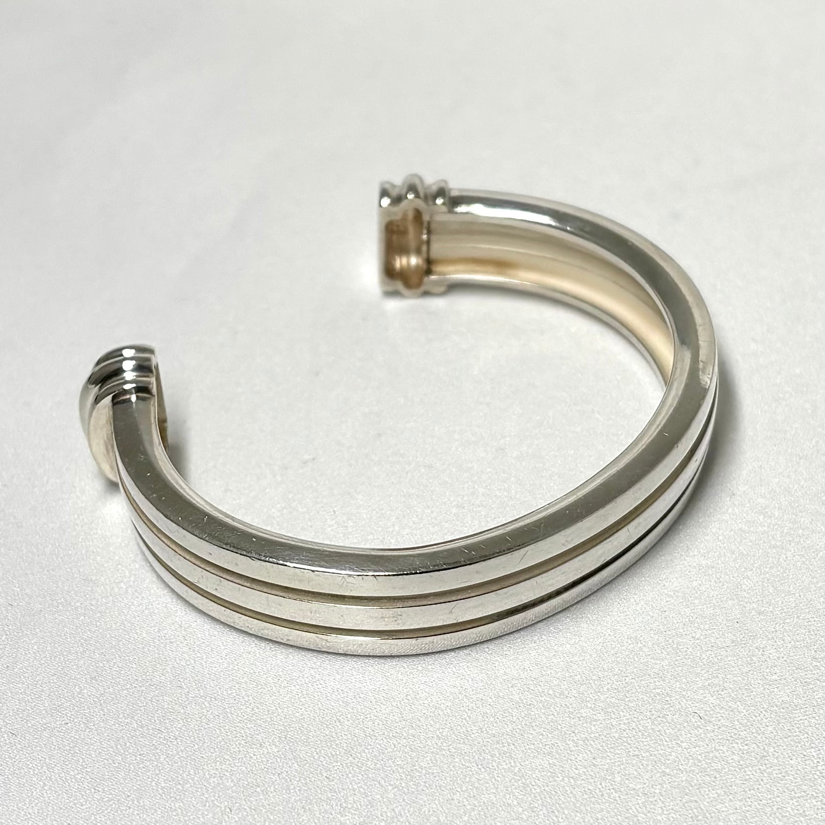 画像追加 ティファニーTIFFANY&CO. ダイアゴナル カフ バングル 