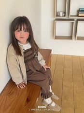 韓国子供服 / BANANA J / 26Autumn / ワッフル ジャケット / 秋服 / キッズ *XS~JS*