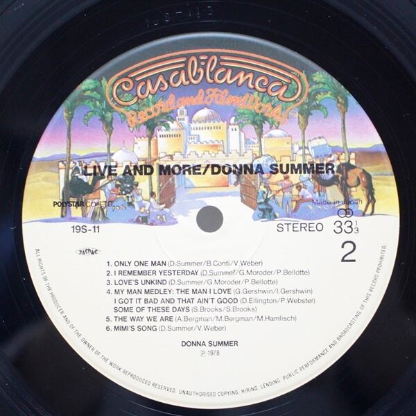 Donna Summer / Live And More [19S-11~12] - 画像5