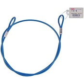 ニッサチェイン 鉄コーティングカットワイヤー 3-4.3x1040mm 参考使用荷重50kg Y-66 青