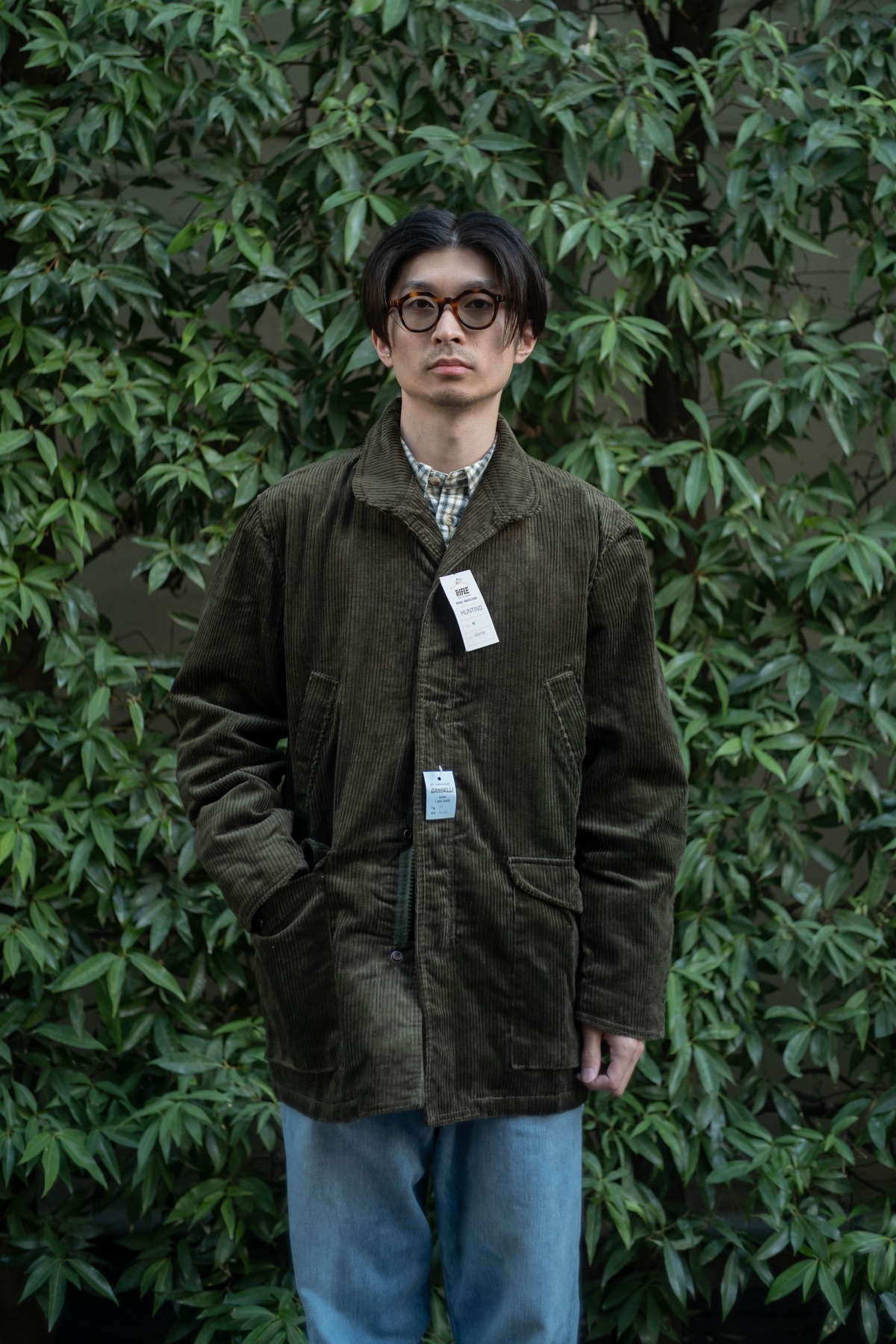 イタリア RIFLE コーデュロイハンティングジャケット dead stock 