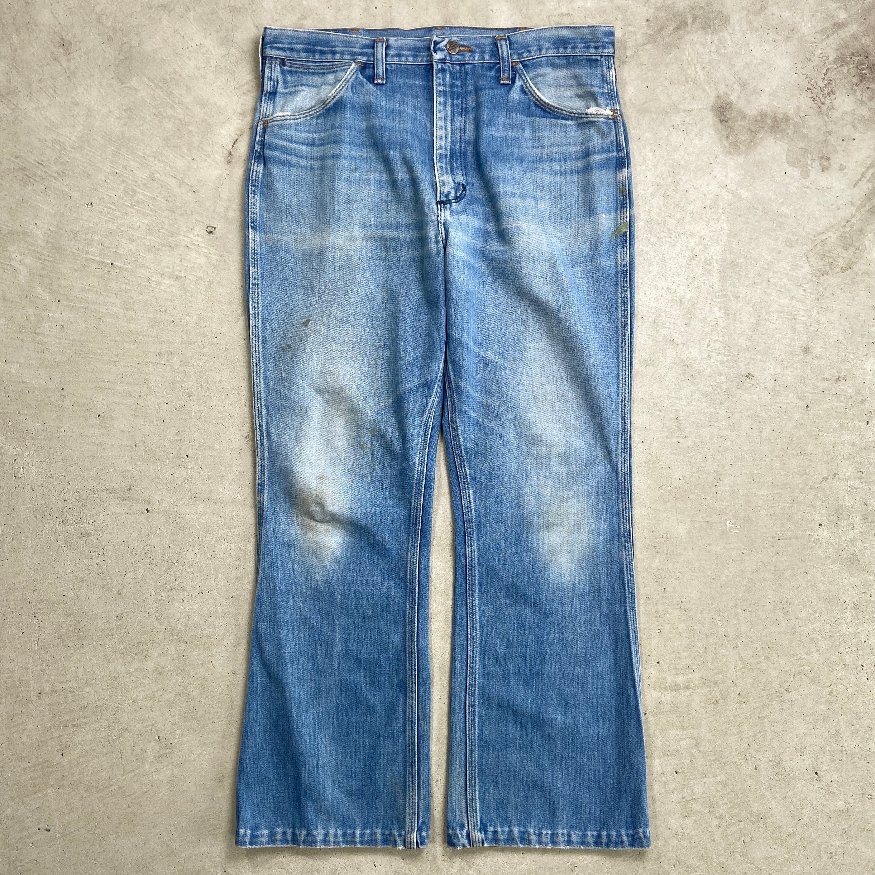 70年代 USA製 Wrangler ラングラー フレアデニムパンツ ブーツカット 