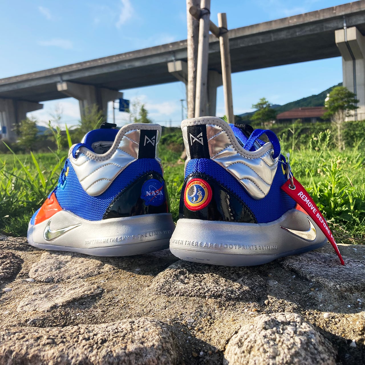 国内正規品NIKE PG 3 NASA EP(CI2667-800) 2足目