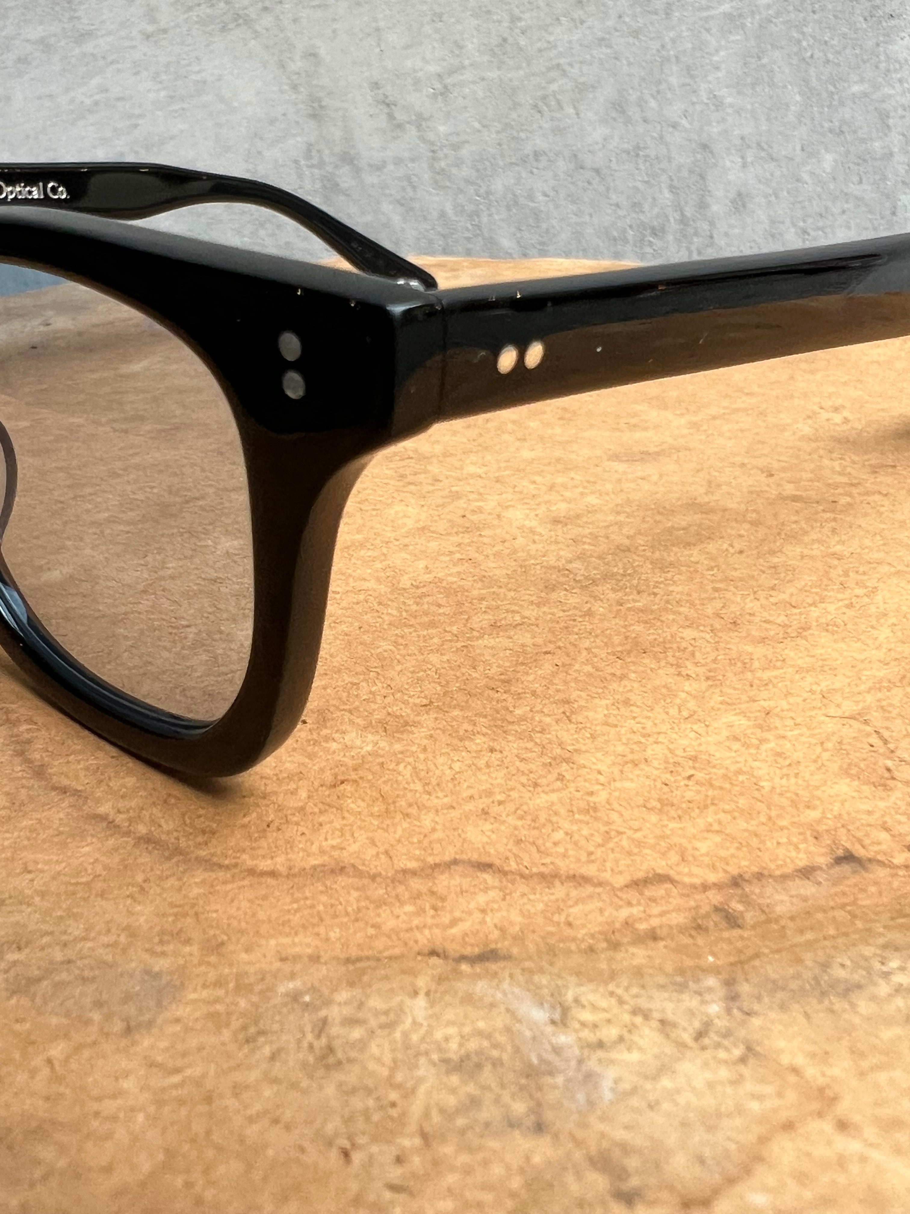小物 Harman Optical Co. LEON BLACK / BLUE Harman Optical Co. “LEON” black x blue | BOW & ARROW WEB STORE