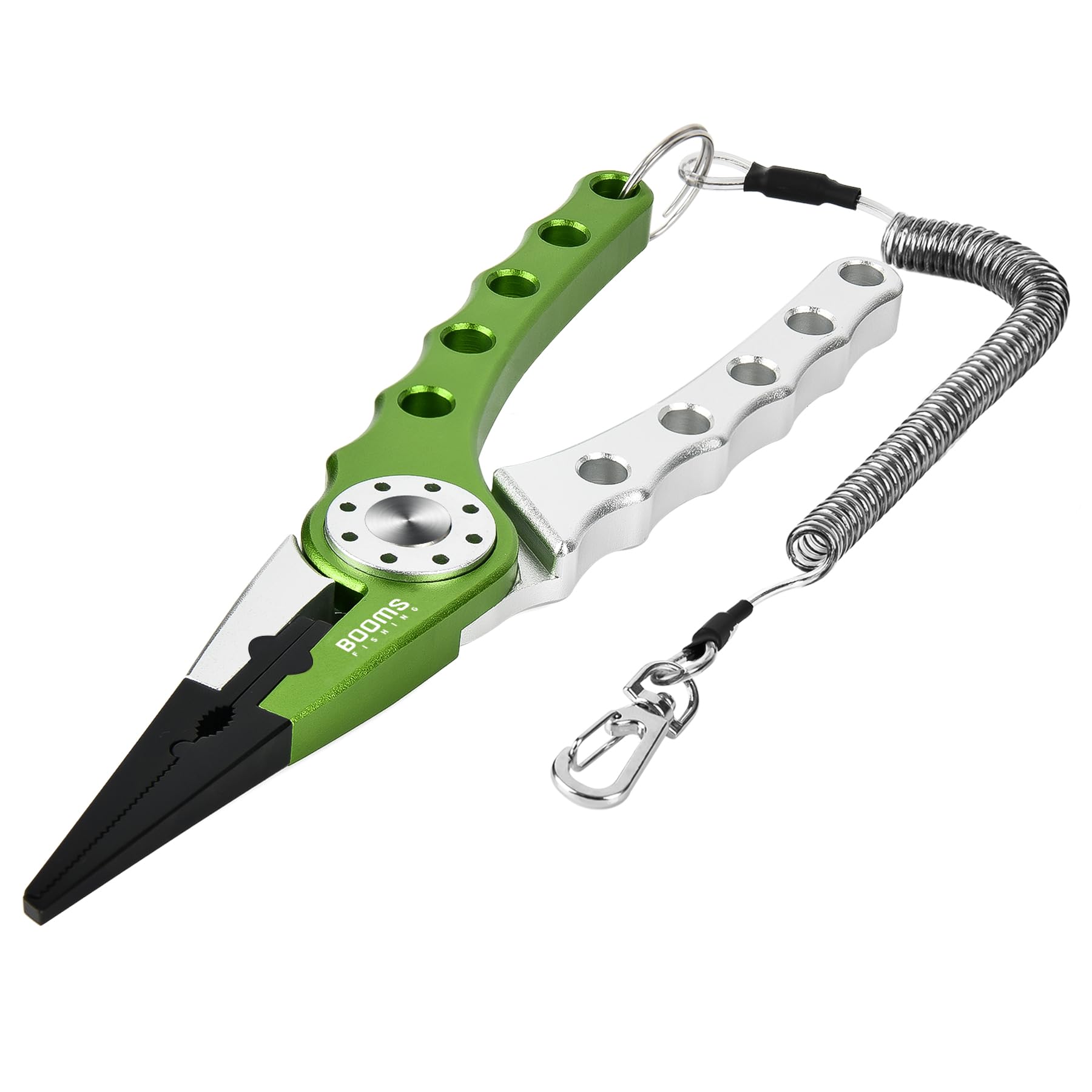 【数量限り】Booms Fishing X01 フィッシングプライヤー 釣り ペンチ 針外し ラインカッター フック外し 多機能 アルミ合金 防錆 軽量 尻手ロープ・プライヤーケース付き