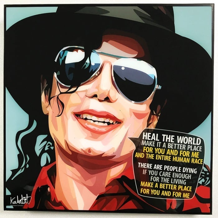 Michael Jackson / マイケル ジャクソン「ポップアートパネル Keetatat