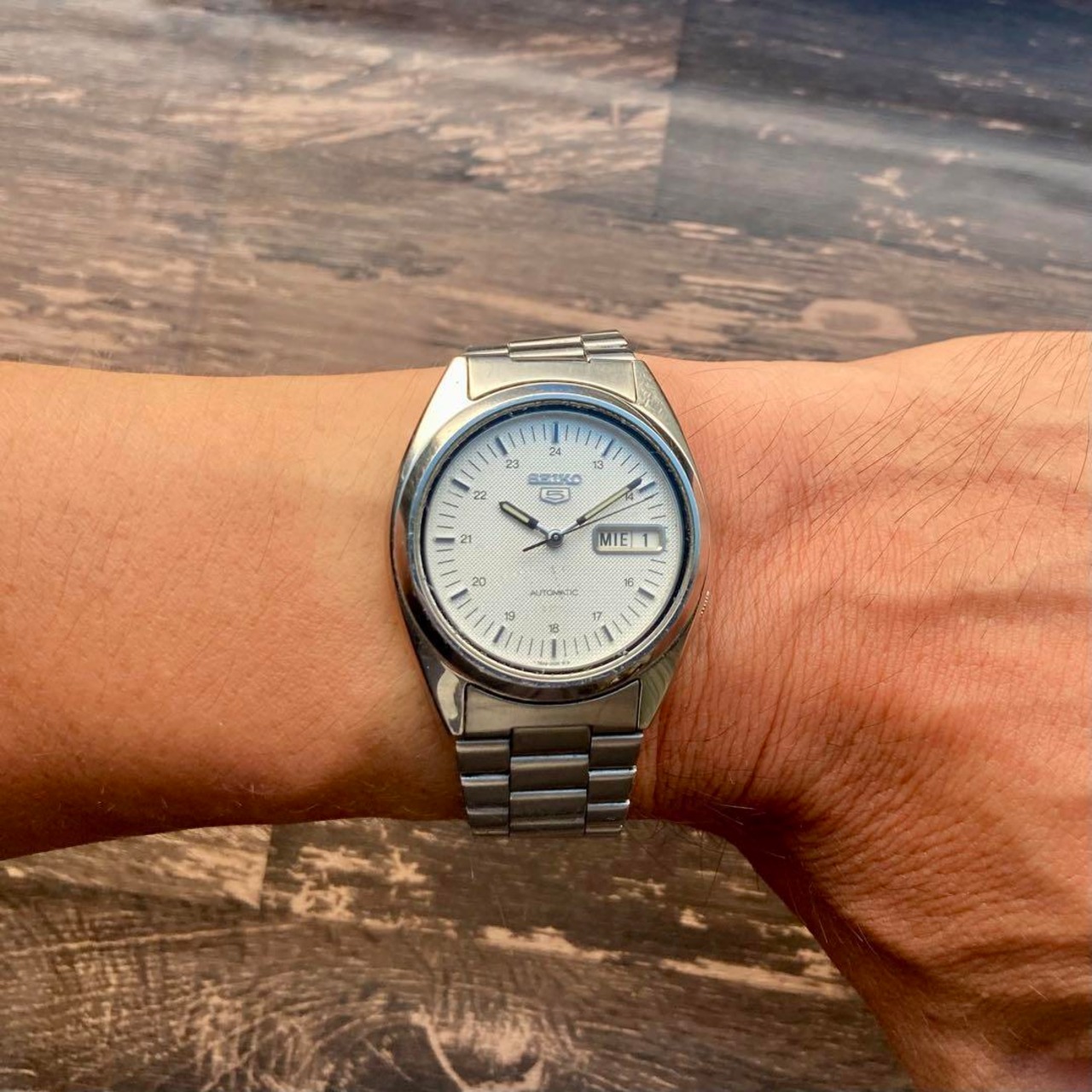 動作品】セイコー SEIKO 5 ファイブ 腕時計 自動巻き 男性 | かしち時計店