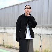 Leh(レー)Layered Wide Track Pants style