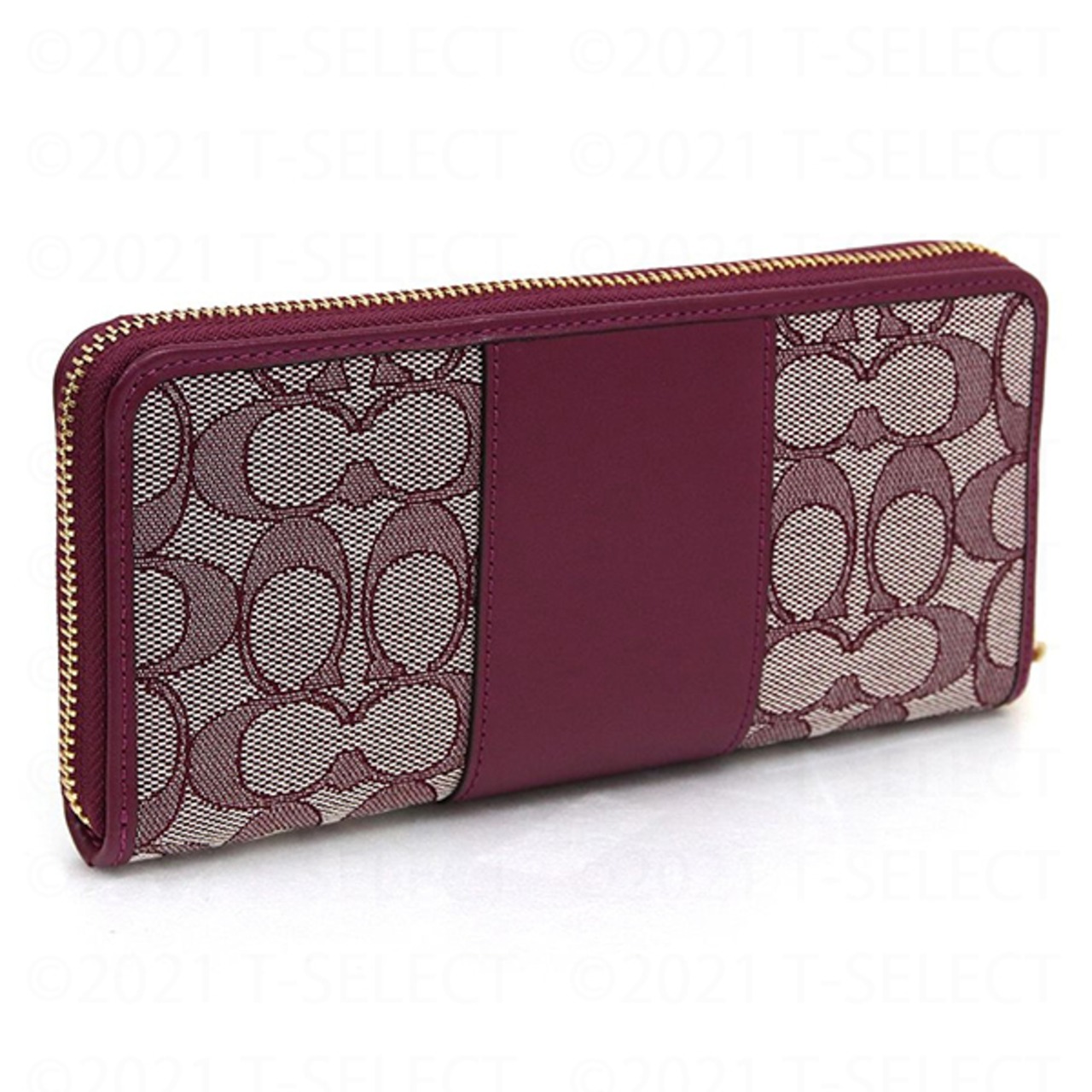 COACH(コーチ)スリムアコーディオンジップウォレット