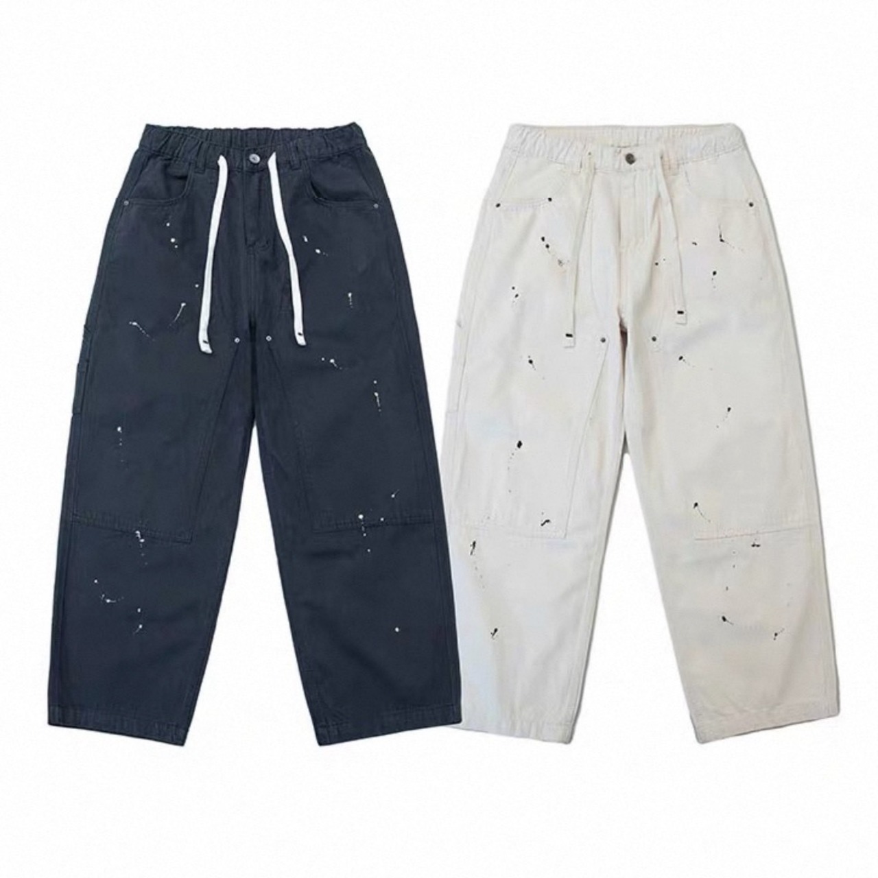 Paint splash cargo jogger pants 1330 - 9