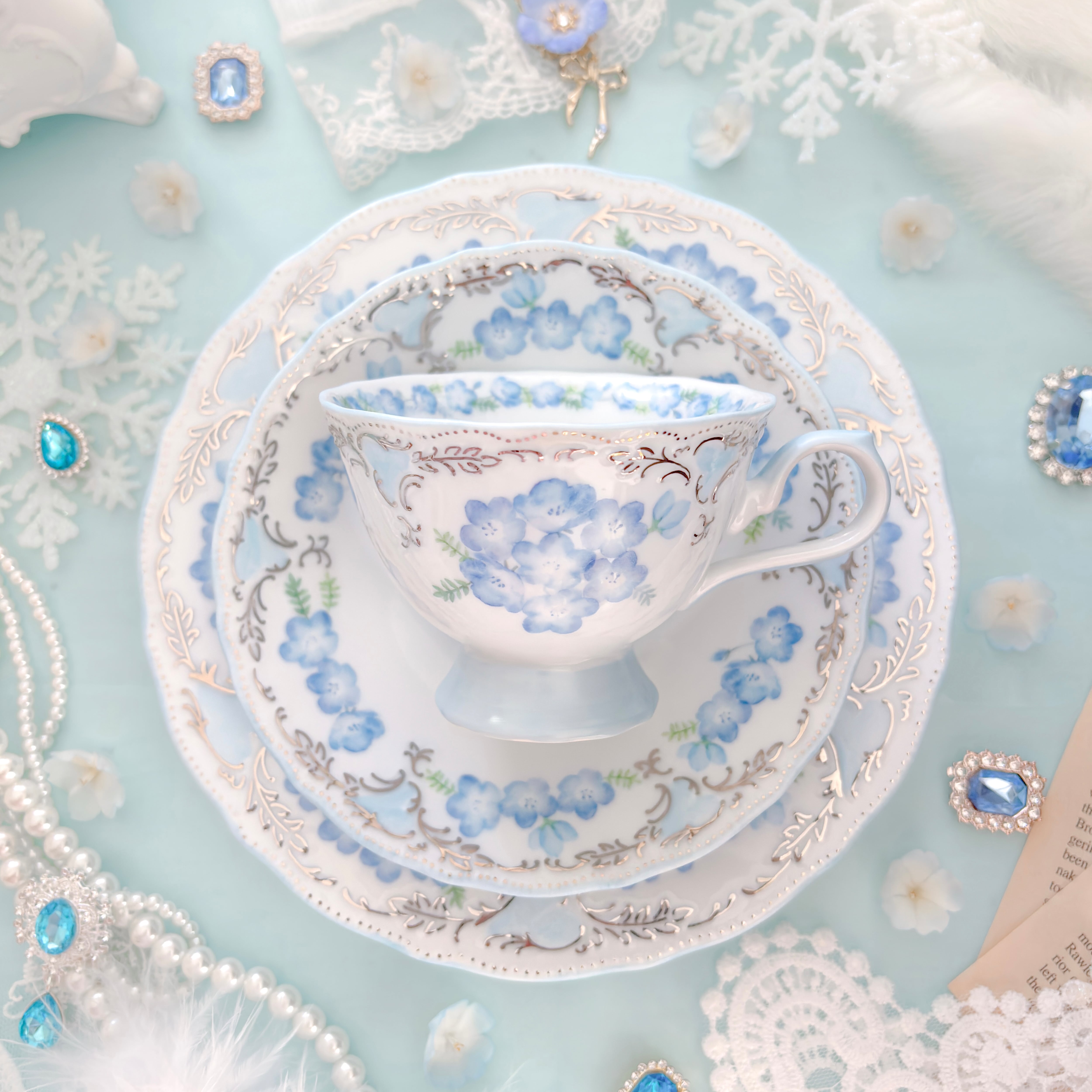 Fleur de Nemophila〜プレート〜 | Blanche Neige
