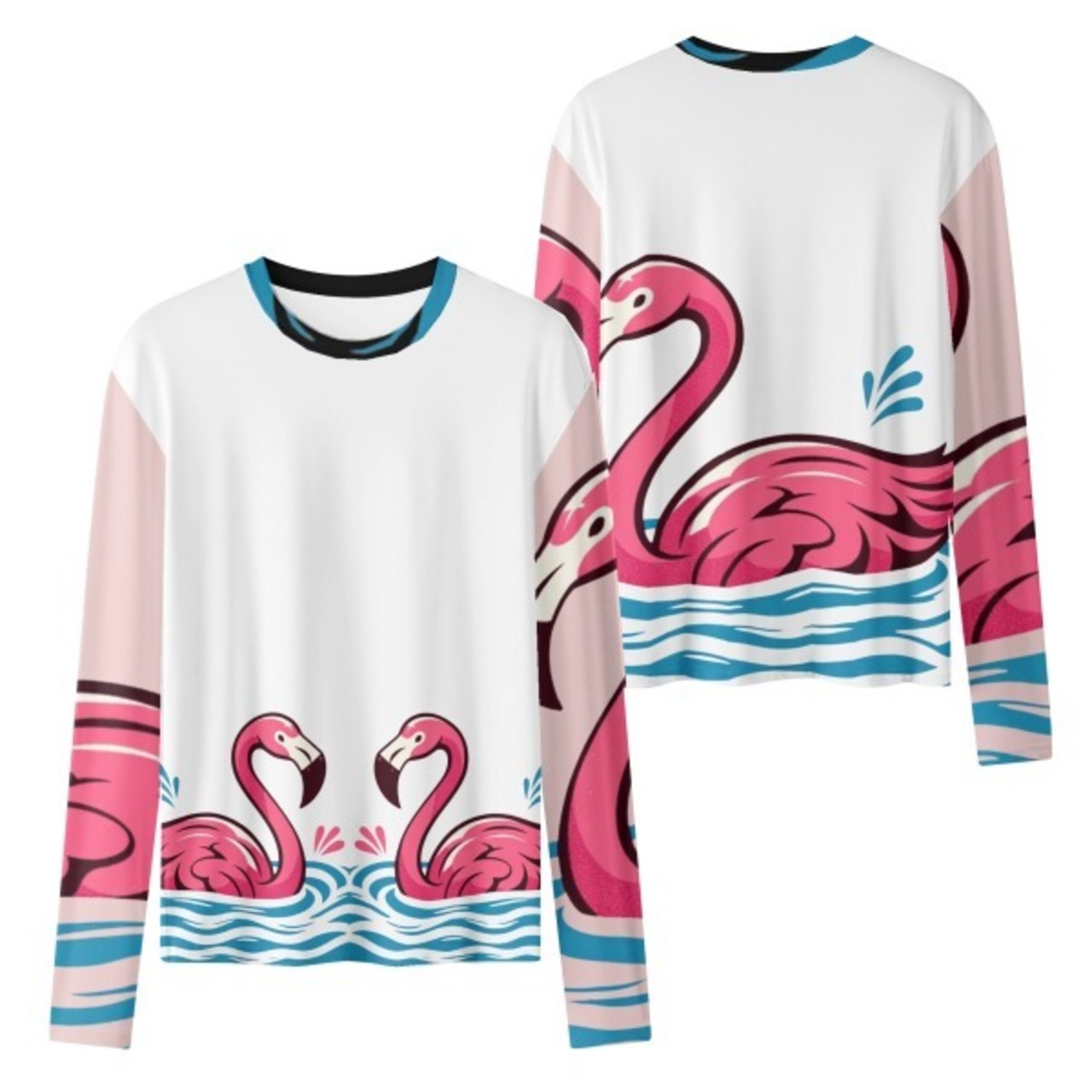 Women's Long Sleeve T Shirt Swim 4486