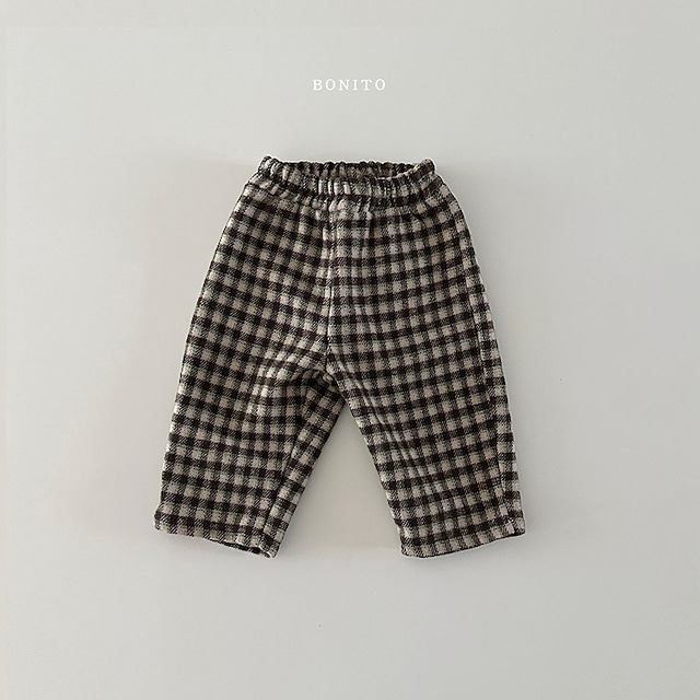 【即納】NO.134 wool check pants