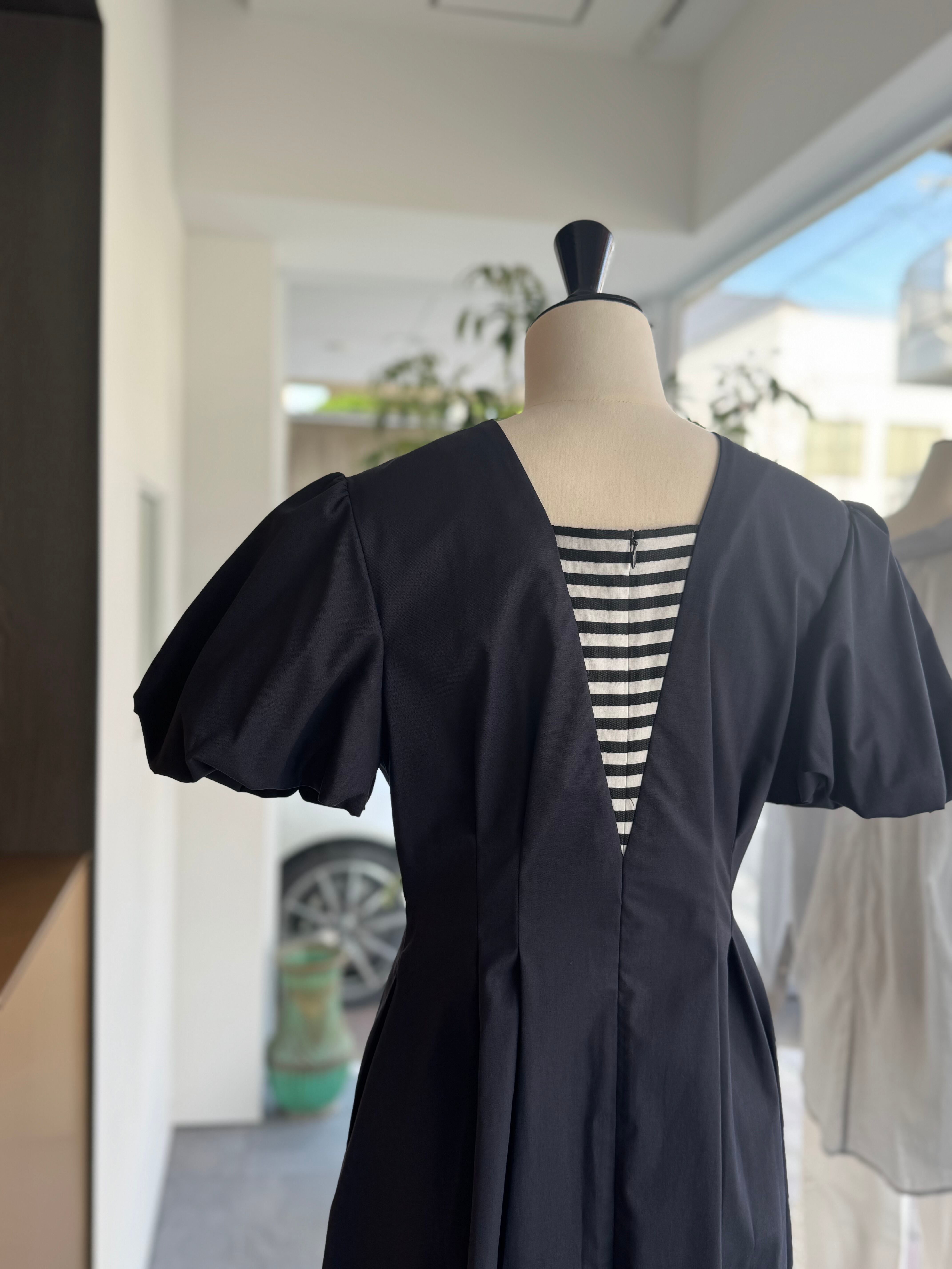 BACK BORDER SHIRT ピンク BORDERS at Balcony BORDERS at BALCONY BACK BORDER DRESS | FLICKA ASHIYA