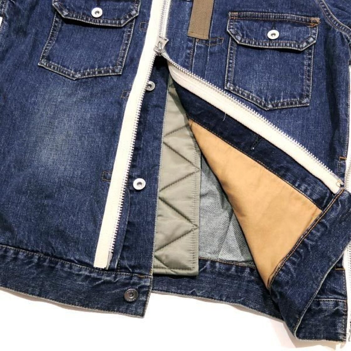 sacai 21SS DENIM BLOUSON 21-02509M サイズ2 サカイ デニム ブルゾン 