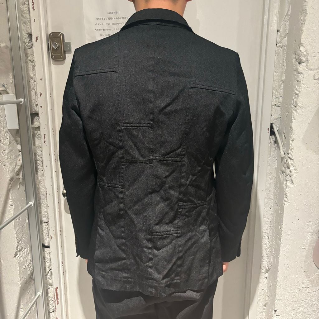 コムデギャルソン　オムドゥ　ポリ縮絨セットアップ未使用 COMME des GARCON HOMME DEUX コムデギャルソンオムドゥ DM-J044 ポリ