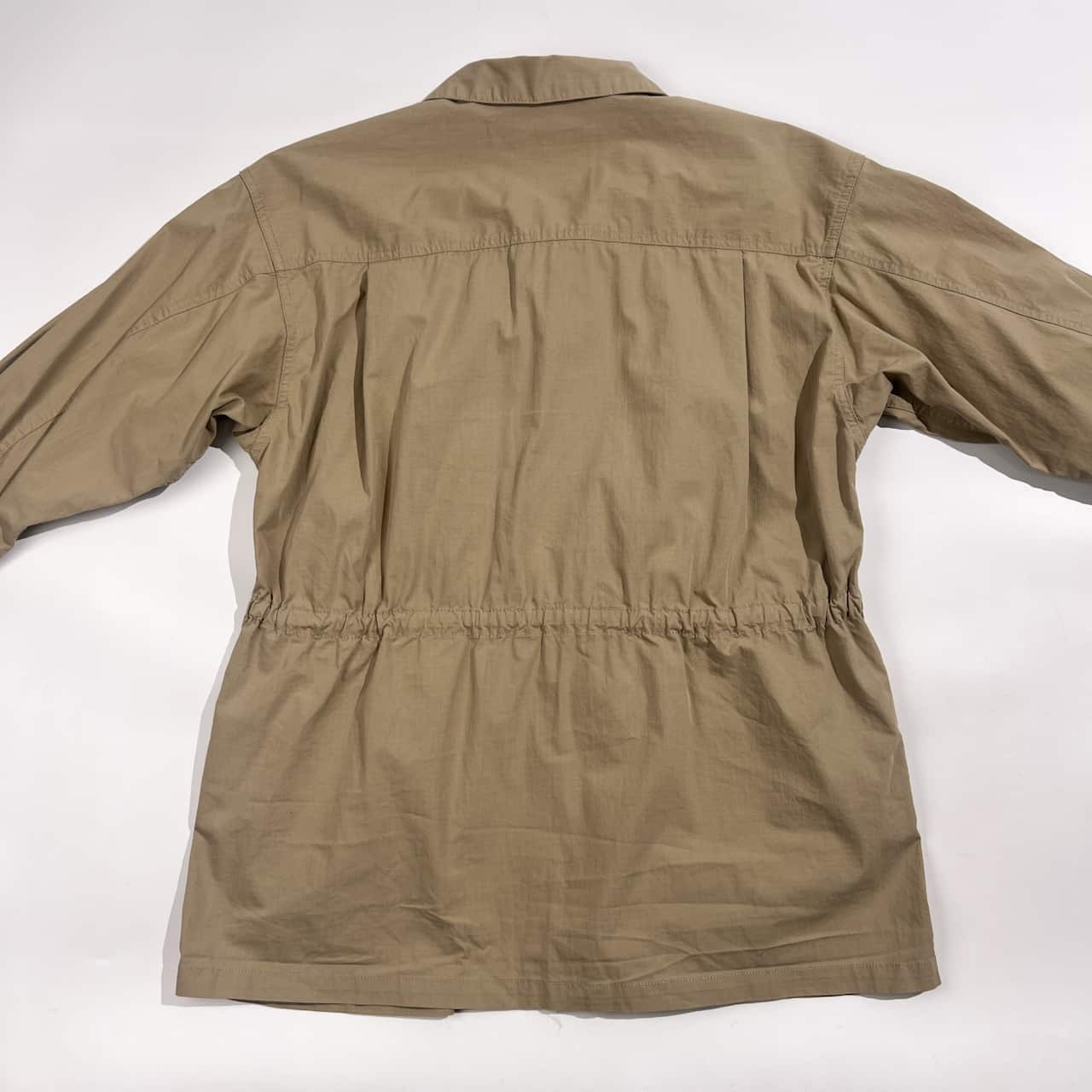 SHIPS any シップス コットン ナイロン ミリタリー サファリ フィールドジャケット/ベージュ系 レディース