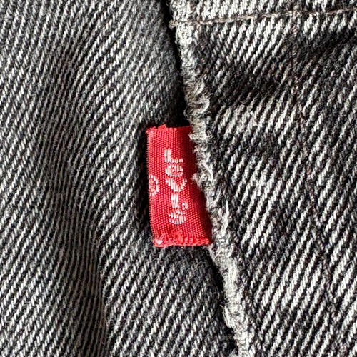 【W32 L34】00s usa levi's ブラック 550 詳細写真4