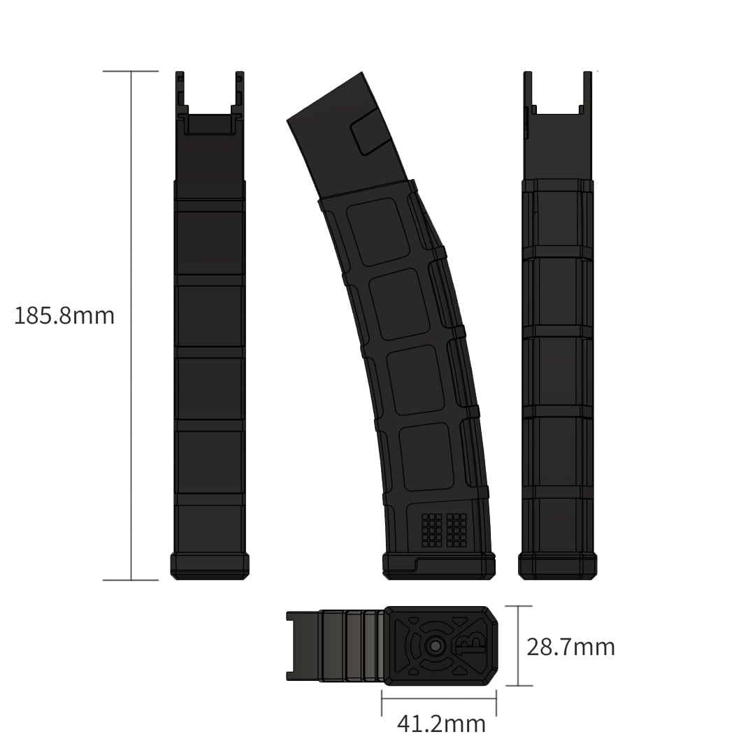 MAG JACKET (次世代MP5 / 72連マガジン用) | THE BLACK