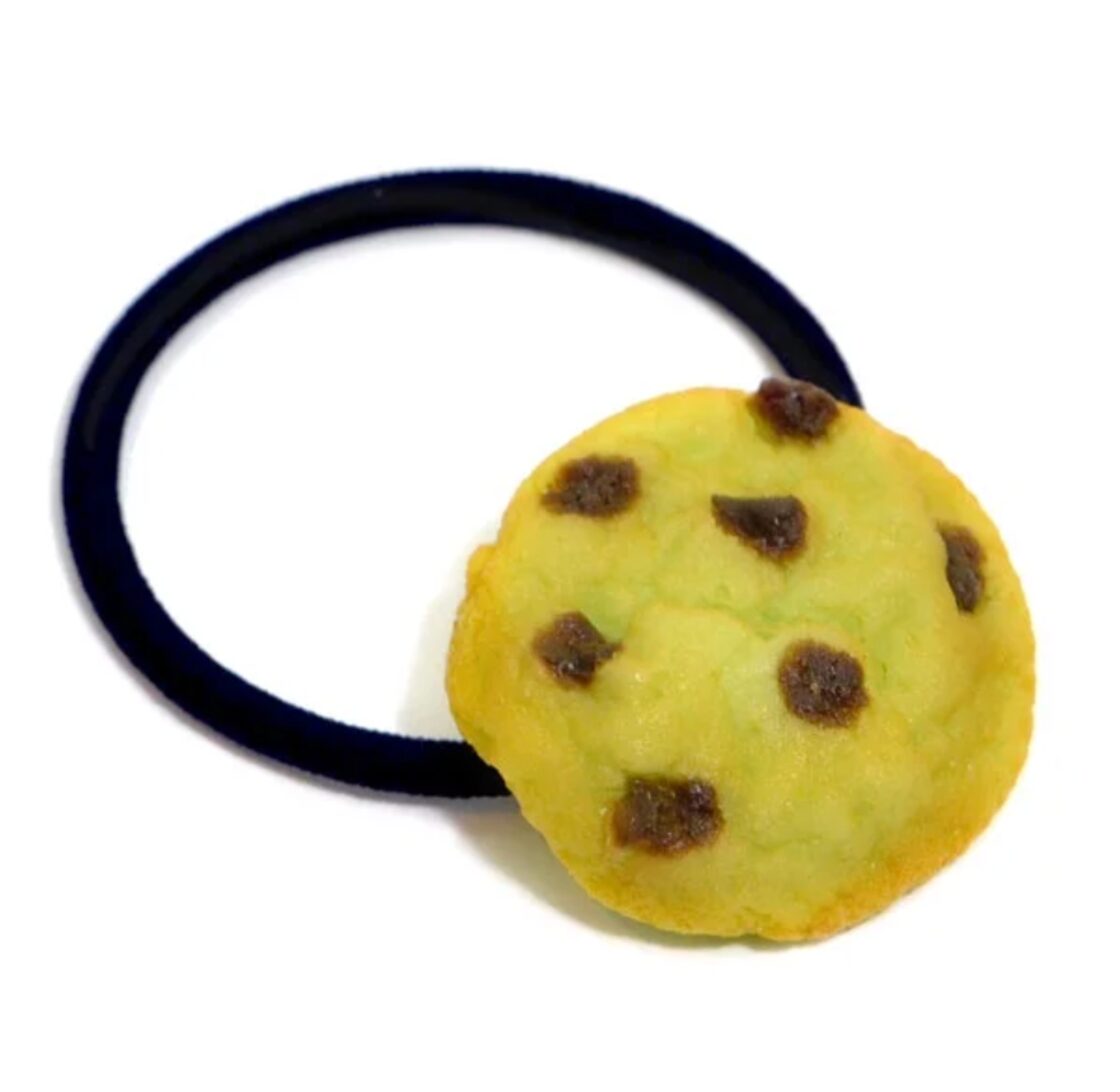 じゃらじゃらキーホルダー 大きなクッキー グリーン じゃらじゃら