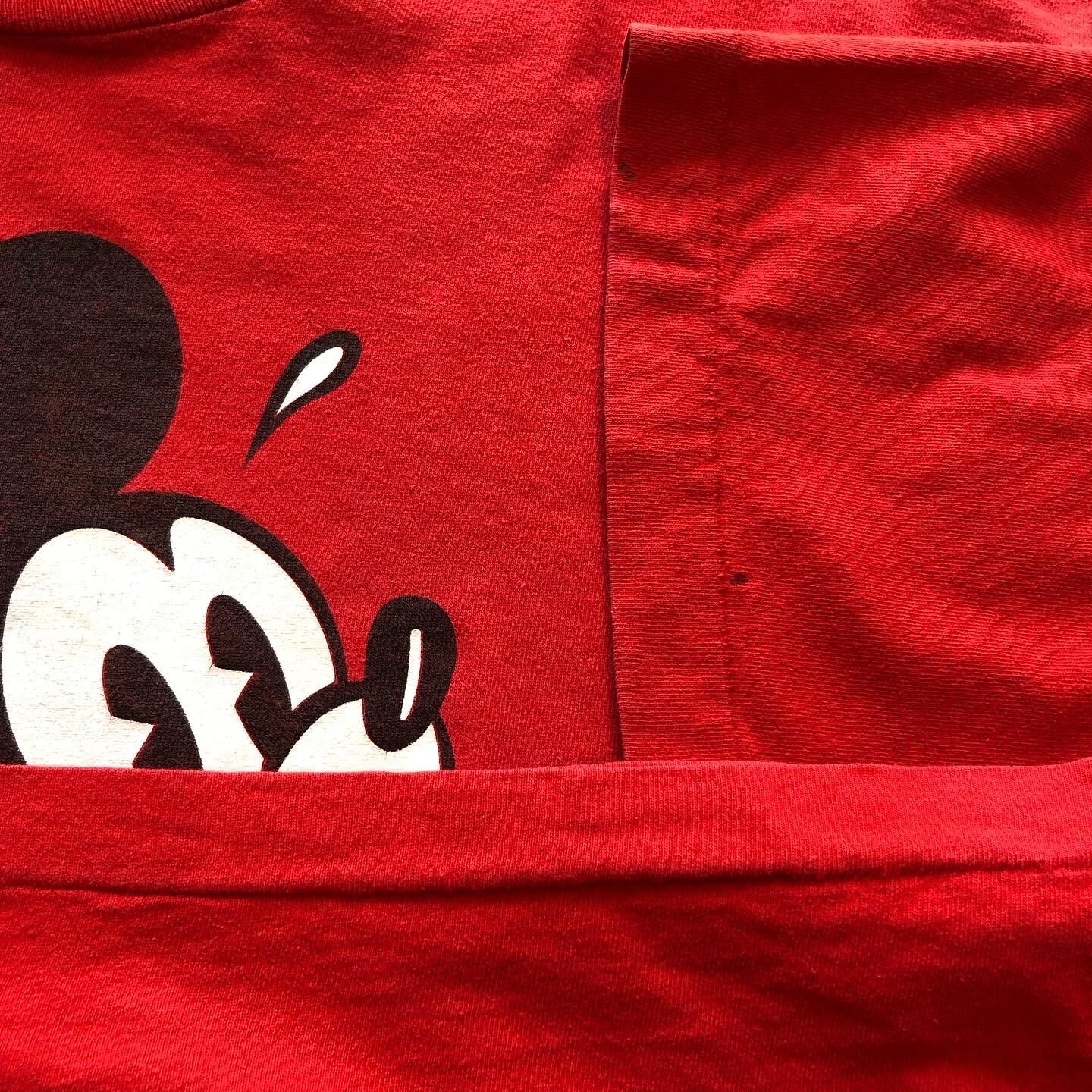 90s Disney “青パン”Mickey Mouse T-shirt 【高円寺店】 | What