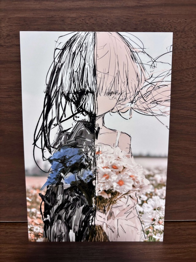 ポストカード 「花」 | AIイラスト