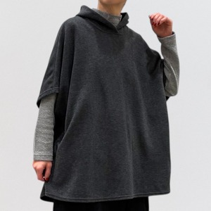 ＋2 フライス接結表起毛ワイドフードベスト