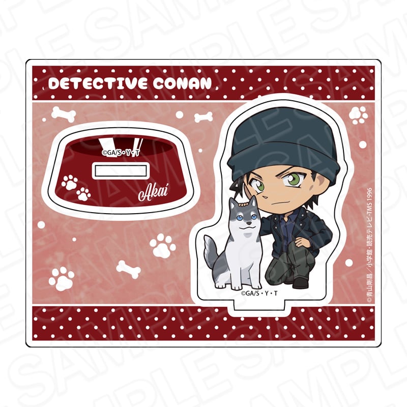 名探偵コナン 赤井 アクリルスタンド 缶バッジ アクスタ コナンアプリ