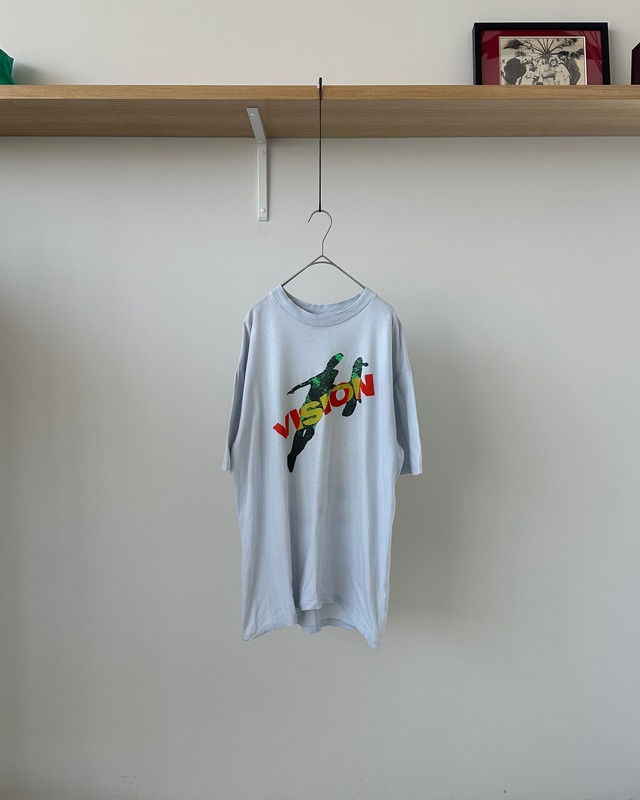 -VISION- Vintage 80s XL Print T-Shirt made in USA