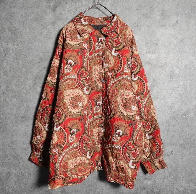 Scarf pattern China quilted jacket