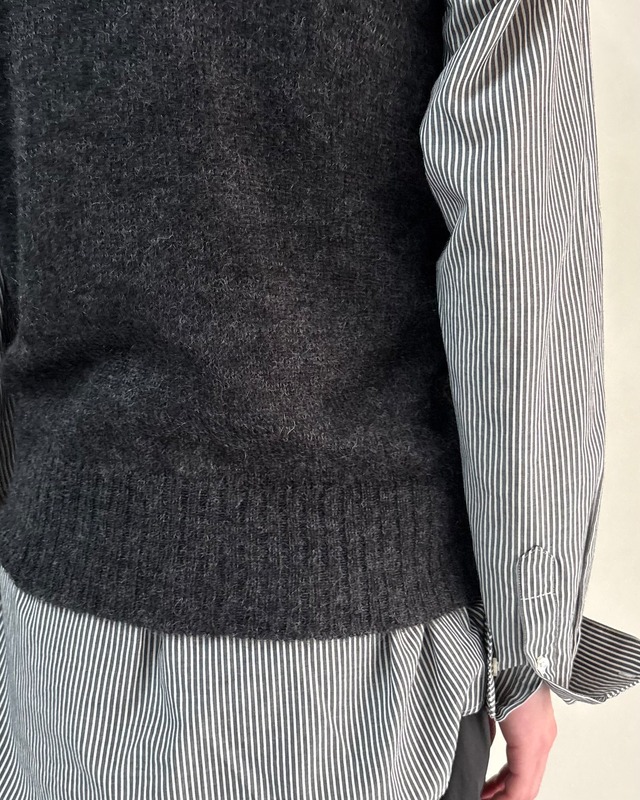 【DOLCE&GABBANA】mohair v-neck knit vest
