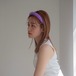 Beading Headband - ビーディングヘッドバンド - / Purple