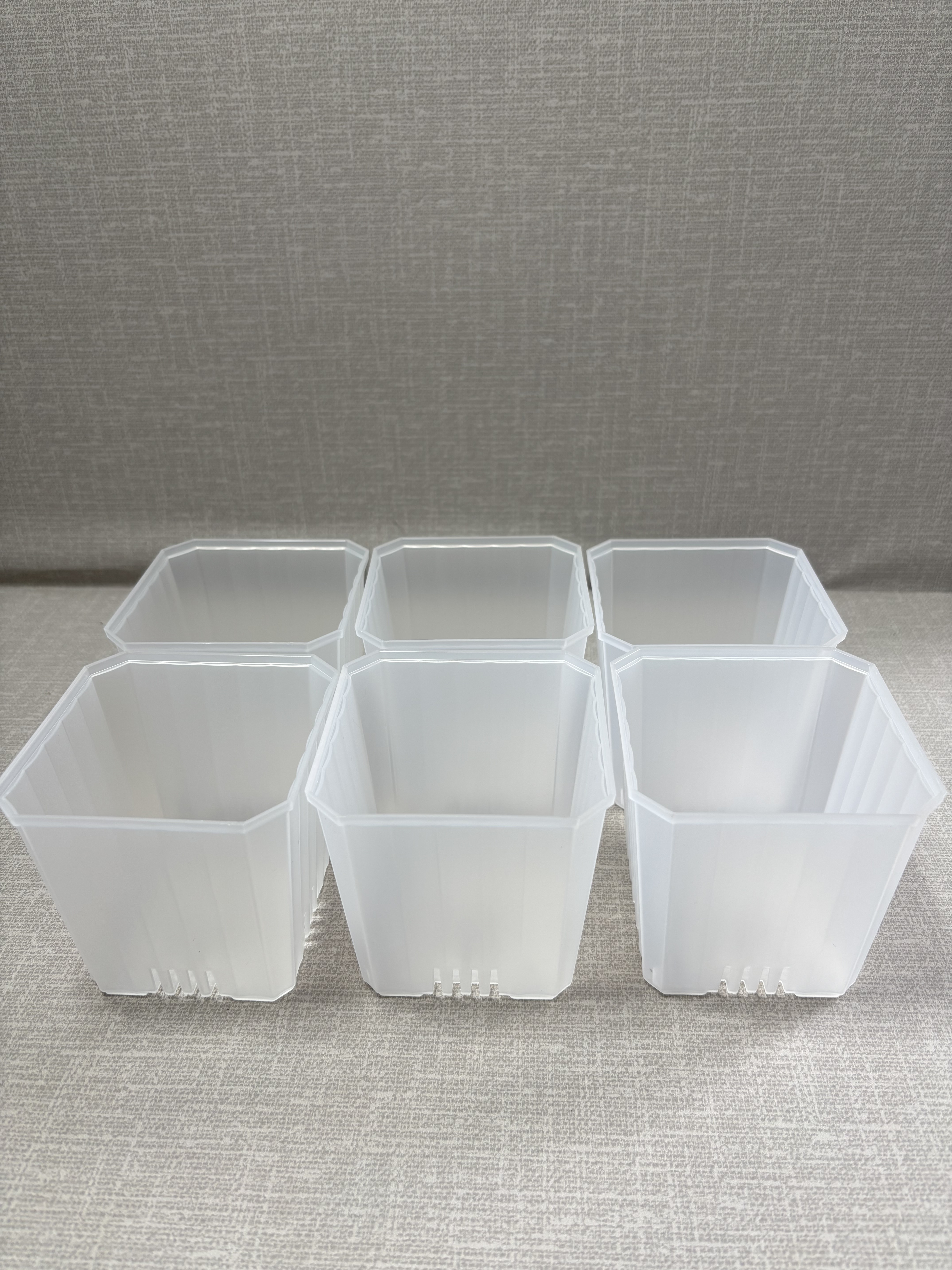【Ｚ9.5C】9.5㎝ルータルザーザーポット　クリア　６個セット