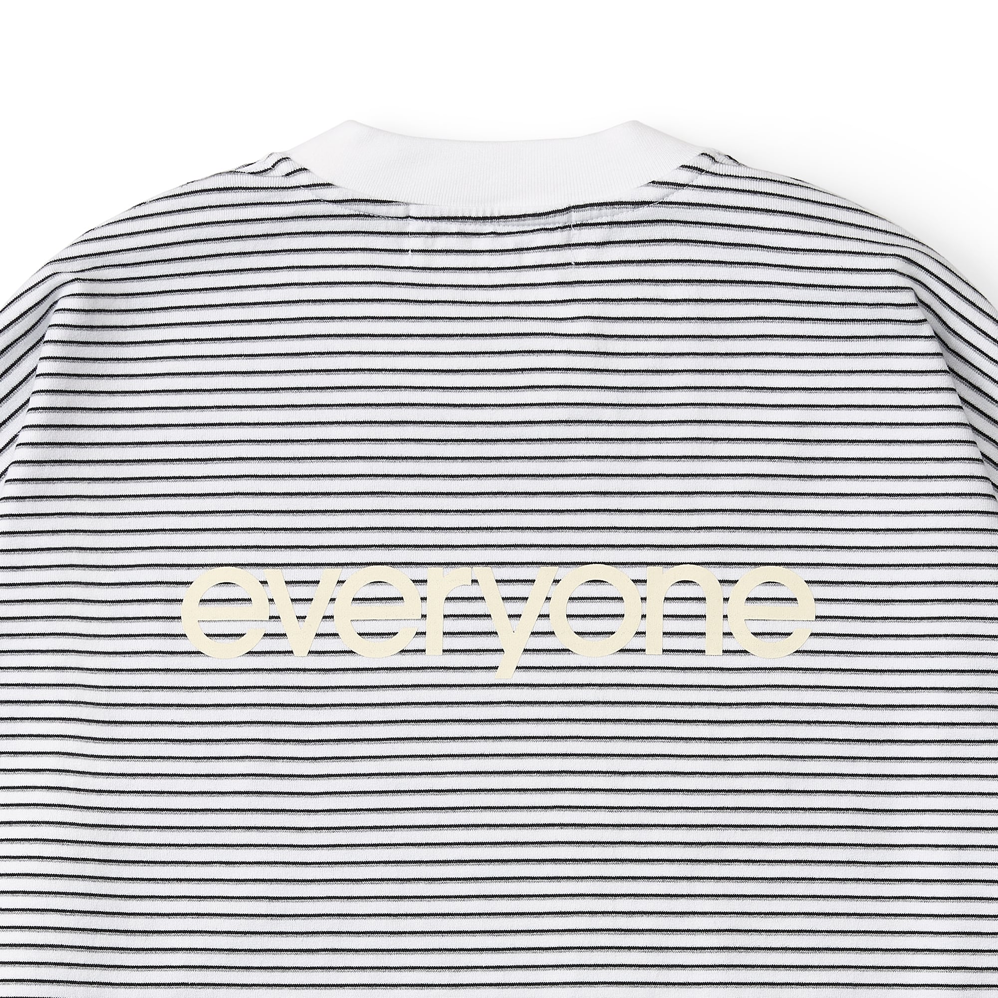 トップス everyone border long sleeve T-shirt everyone back logo og border long sleeve tee shirt (WHITE) | everyone