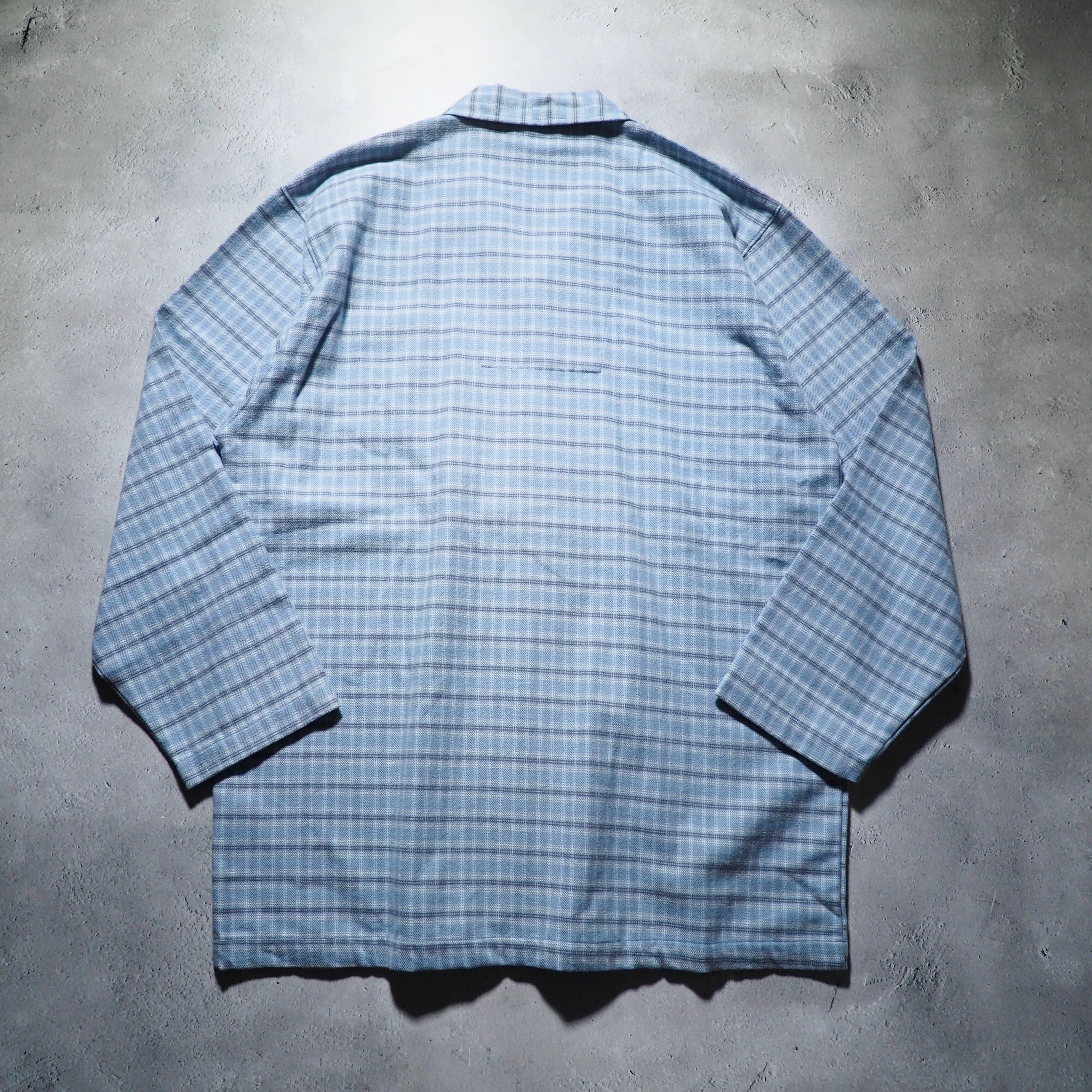 ” GIVENCHY ” 4G logo embroidery vintage loose check pajamas Set up