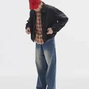 レトロウォッシュ ショートデニムジャケット af0066