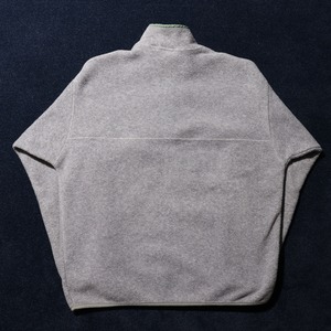 極美品 XL メランジグレー×ミントグリーン 97年 ポルトガル製 シンチラスナップT Patagonia パタゴニアフリース