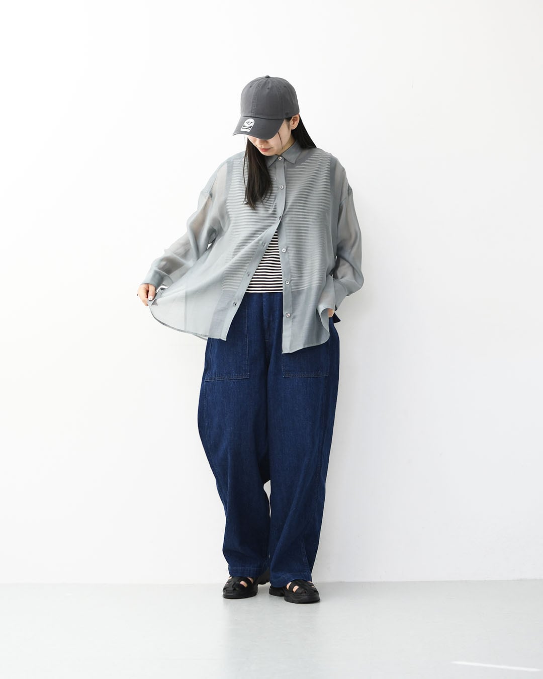 MICA&DEAL [マイカアンドディール] sheer shirt [0126101043] シアー