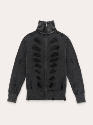 【26SS | WOMEN】AVAVAV アヴァヴァヴ / トップス / Cotton Zip Knit Sweater　F26-KNT-1350