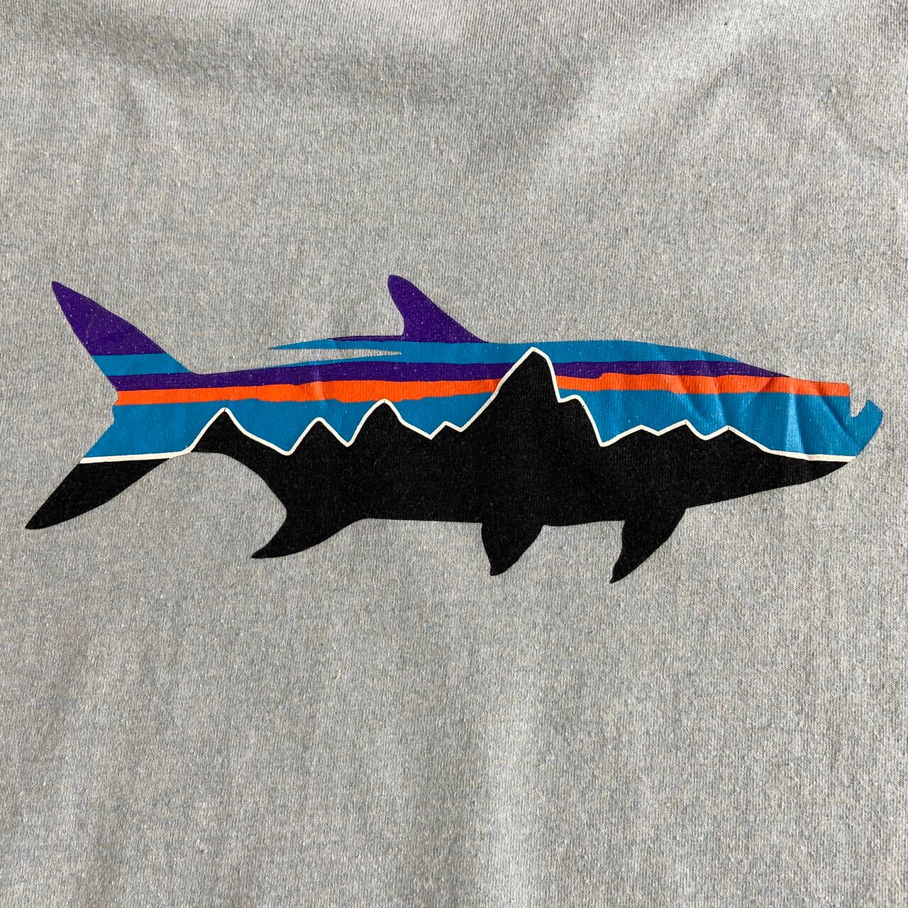 patagonia パタゴニア 胸ロゴ フィッシュロイ バックプリント Tシャツ 