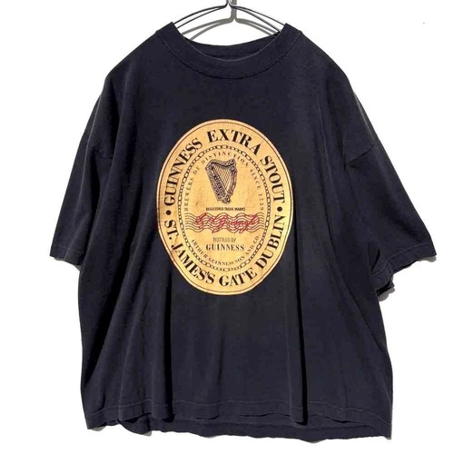 【GUINNESS】Vintage Guinness Beer Advertising T-Shirt【2000s-】Vintage Print T-Shirt