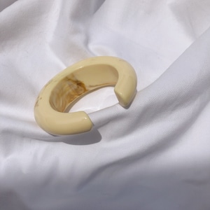 oval cut marble bangle