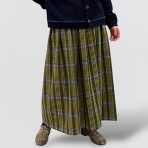 Co’s エターミン先染めチェックスカート