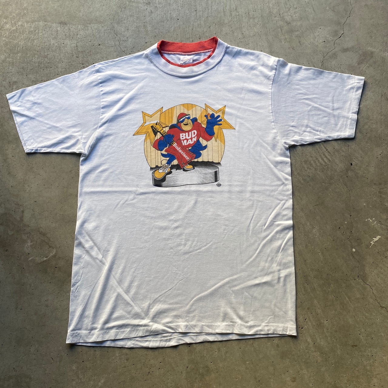 90年代 BUDMAN バドマン Budweiser バドワイザー プリントTシャツ 