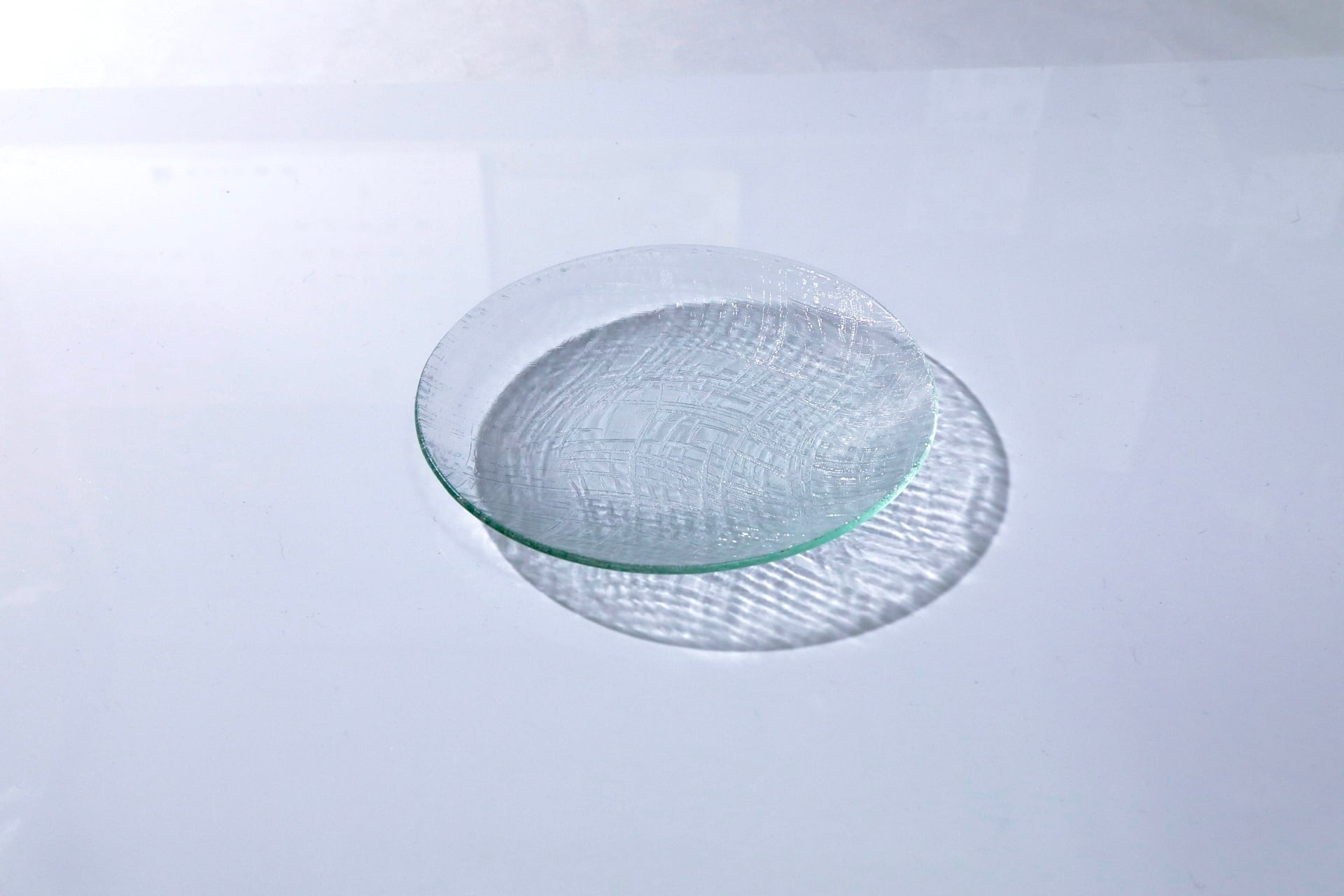 昭和型ガラス「ほなみ」　皿　円形　小（Φ120mm）