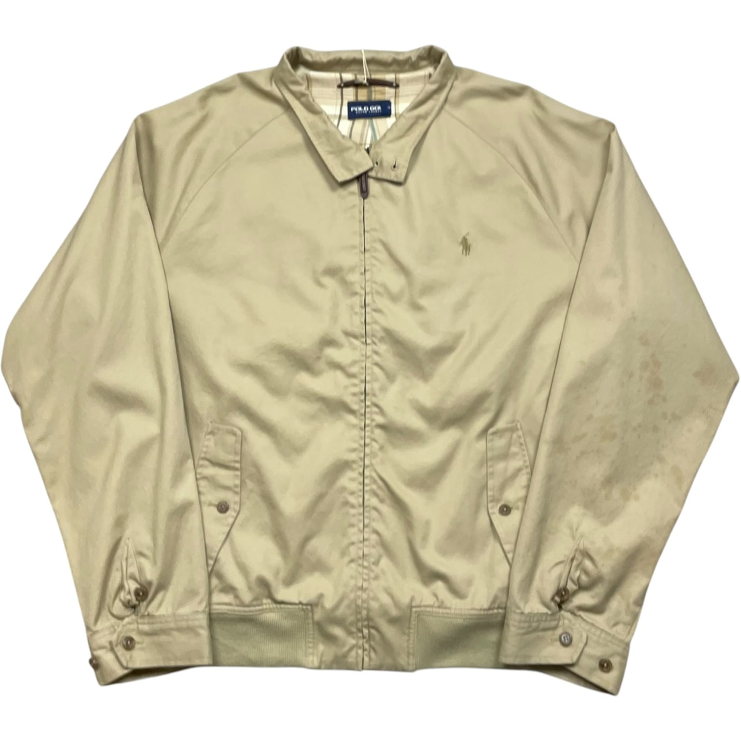 《XXL》 PORO GOLF ポロゴルフ アウター スイングトップ ベージュ no.10407